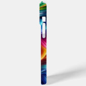 レインボースペクトル，レインボー迷彩柄数々の，カラー Case-Mate iPhoneケース (裏面 / 左)