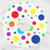 レインボースポット紙ワイングラスラベル ワイングラスタグ (裏面)