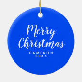 レインボースマイリーフェイス セラミックオーナメント (裏面)