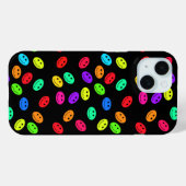レインボースマイル顔 Case-Mate iPhoneケース (裏面 (横))