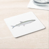 レインボースメルト スクエアペーパーコースター (アングル)