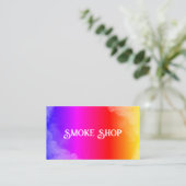 レインボースモークショップ VAPE 名刺 (スタンド正面)