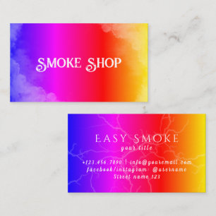 レインボースモークショップ VAPE 名刺