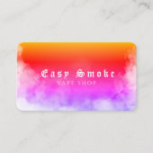 レインボースモークヴァップショップビジネスカード 名刺 (正面)