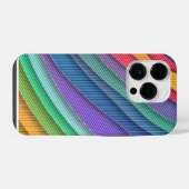 レインボースライス柄 ボホ iPhoneケース (裏面横)
