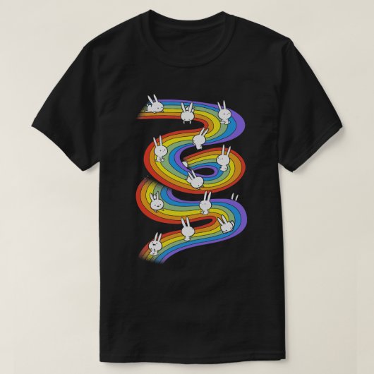 レインボースライド Tシャツ (デザイン正面)