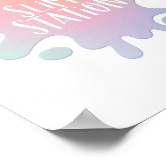 レインボースライムステーション ポスター (角)