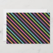 レインボースリンバーティーお泊まり会写真誕生日 招待状 (裏面)