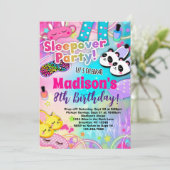 レインボースリーポバーバースデーパーティー 招待状 (スタンド正面)