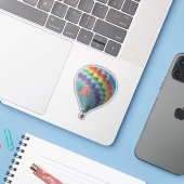 レインボースルー天国ホットエアバルーン シール (ノートパソコンとiPhone)