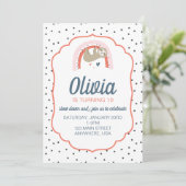 レインボースロスバースデーパーティー招待状 招待状 (スタンド正面)