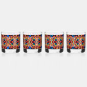 レインボースワーズ抽象芸術飲み物用品セット ウイスキーグラス (裏面)