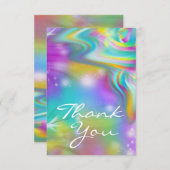 レインボースワールサンキューカード サンキューカード (正面/裏面)
