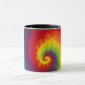 レインボースワール絞り染めグルーヴカッコいいィー マグカップ (中央)