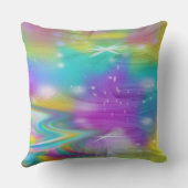 レインボースワール&スターズ クッション (裏面)