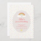 レインボーズ&サンシャイン 招待状 (正面/裏面)