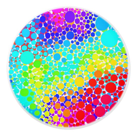 レインボーセラミックノブ セラミックノブ (正面)