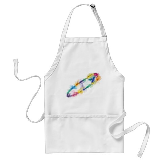 レインボーセーフティピンエプロン スタンダードエプロン (正面)