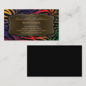 レインボーゼブラの名刺 名刺 (正面/裏面)