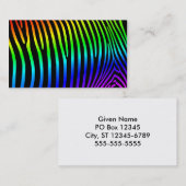 レインボーゼブラストライプ 名刺 (正面/裏面)