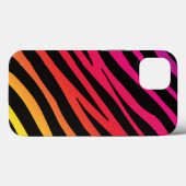 レインボーゼブラ印刷 Case-Mate iPhoneケース (裏面 (横))