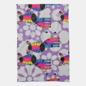 レインボーゼブラ キッチンタオル (縦)