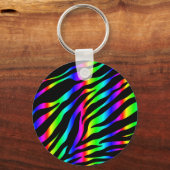 レインボーゼブラ キーホルダー (正面)