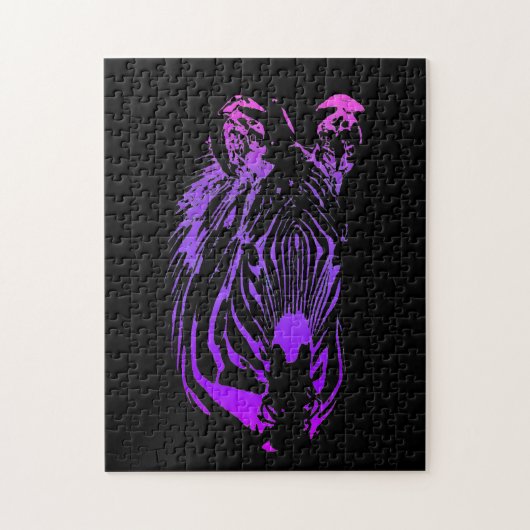 レインボーゼブラ ジグソーパズル (縦)