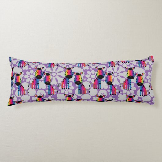 レインボーゼブラ ボディピロー (正面)