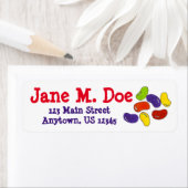 レインボーゼリービーンゼリービーンイースターキャンディ ラベル (インサイチュ)