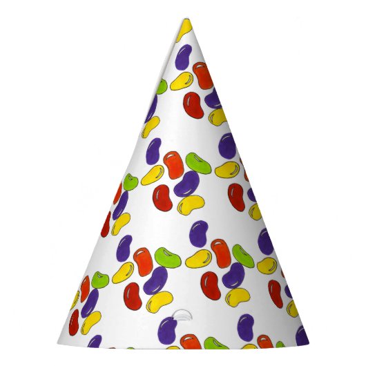 レインボーゼリー豆クラゲのイースターバスケットキャンディ パーティーハット (左)