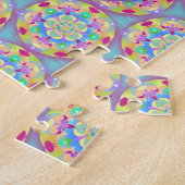 レインボーソングマンダラ非常に挑戦的 ジグソーパズル (側面)