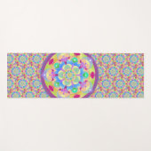 レインボーソングマンダラ ヨガマット (正面(横))