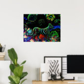 レインボータイガー ポスター (ホームオフィス)