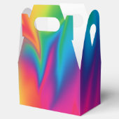 レインボータイダイ誕生日パーティービーフゲーブルボックス フェイバーボックス (オープン)