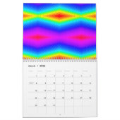 レインボータイダイ カレンダー (3月 2026)