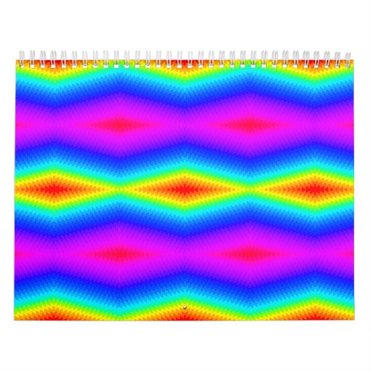 レインボータイダイ カレンダー (カバー)