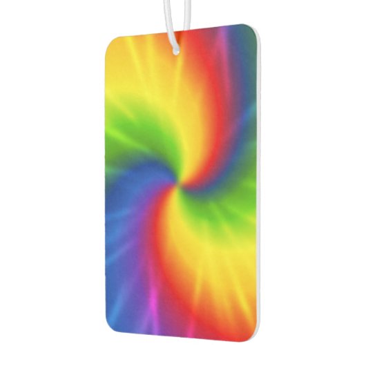 レインボータイダイ カーエアーフレッシュナー (左)