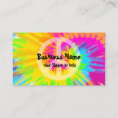 レインボータイダイ・ヒッピー 名刺 (裏面)