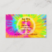 レインボータイダイ・ヒッピー 名刺 (正面)