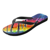 レインボータイダイ ビーチサンダル (アングル)