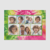 レインボータイダイ – 7フォトコラージュ – ヴィンテージVibe 薄葉紙 (正面)