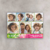 レインボータイダイ – 7フォトコラージュ – Holiday Vibe シーズンカード