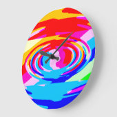 レインボータイム ラージ壁時計 (傾斜)