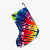 レインボータイ染カスタマイズ色 スモールクリスマスストッキング (裏面 (吊り時))