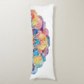 レインボータイ染料マンダラ ボディピロー (正面縦)