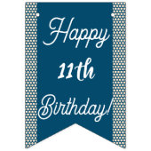 レインボータウルスグリッターバースデーパーティー バンティングフラッグ (第2の旗)