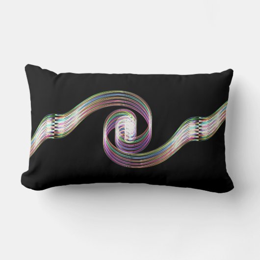 レインボータッフィー飴 ランバークッション (正面)