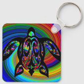 レインボータートルキーチェーン キーホルダー (裏面)