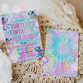 レインボータートルザシープールバースデーパーティー 招待状